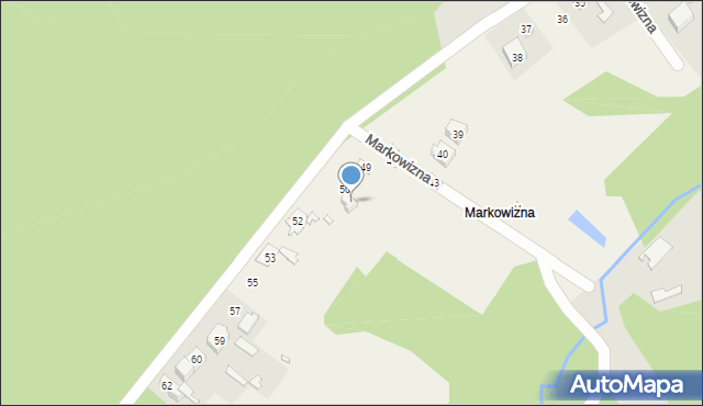 Markowizna, Markowizna, 51, mapa Markowizna