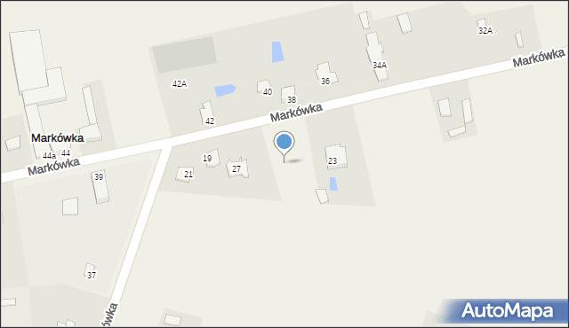 Markówka, Markówka, 25, mapa Markówka