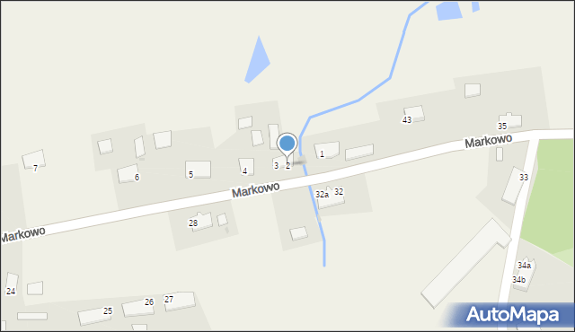 Markowo, Markowo, 2, mapa Markowo