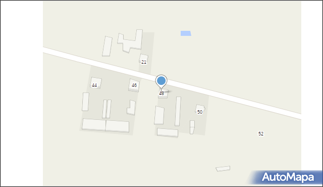 Markowo, Markowo, 48, mapa Markowo