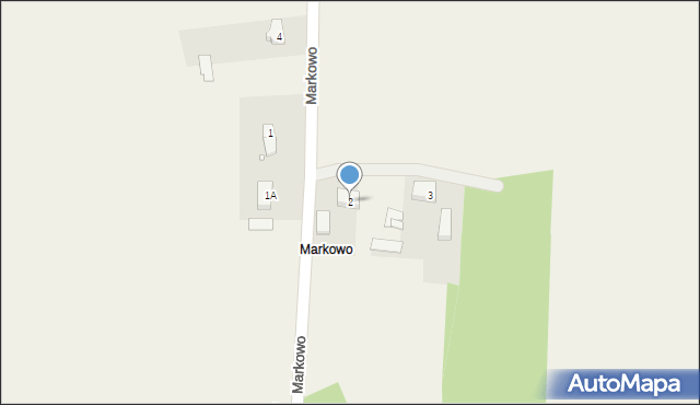 Markowo, Markowo, 2, mapa Markowo