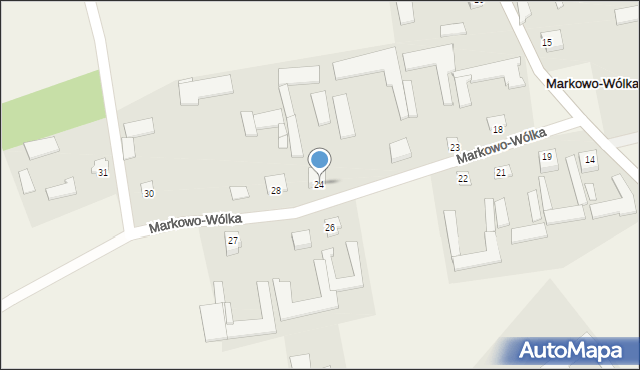 Markowo-Wólka, Markowo-Wólka, 24, mapa Markowo-Wólka