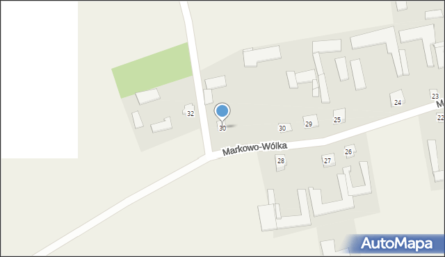 Markowo-Wólka, Markowo-Wólka, 30, mapa Markowo-Wólka