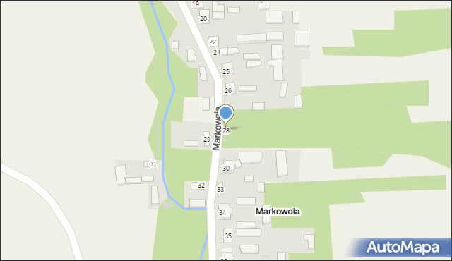 Markowola, Markowola, 28, mapa Markowola