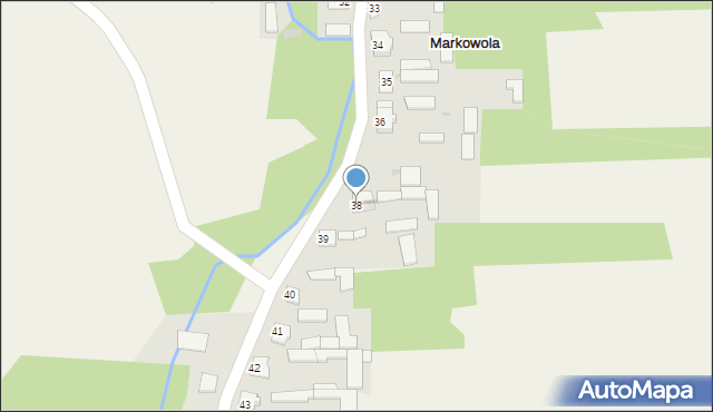 Markowola, Markowola, 38, mapa Markowola