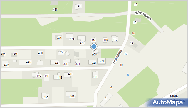 Markowszczyzna, Markowszczyzna, 45A, mapa Markowszczyzna