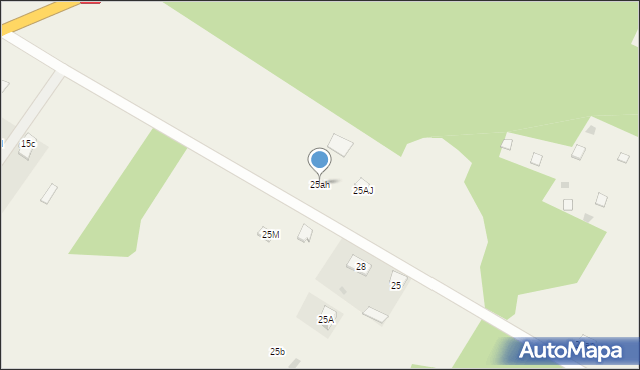 Marksewo, Marksewo, 25ah, mapa Marksewo