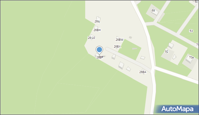 Marksewo, Marksewo, 26BF, mapa Marksewo