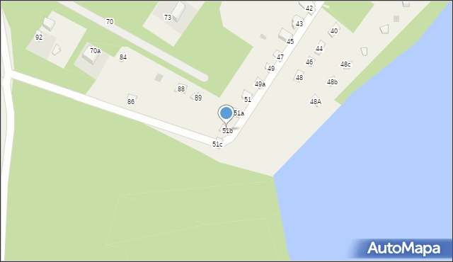 Marksewo, Marksewo, 51b, mapa Marksewo