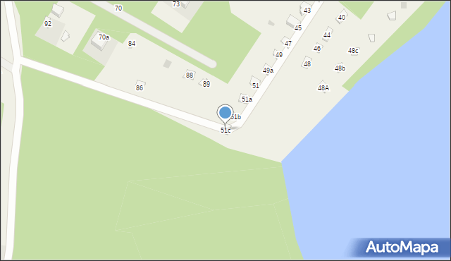 Marksewo, Marksewo, 51c, mapa Marksewo