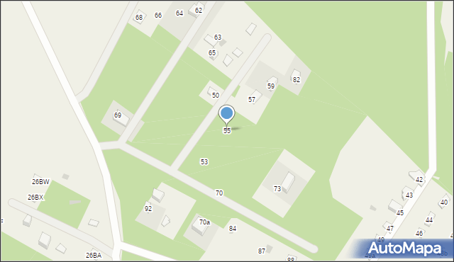 Marksewo, Marksewo, 55, mapa Marksewo