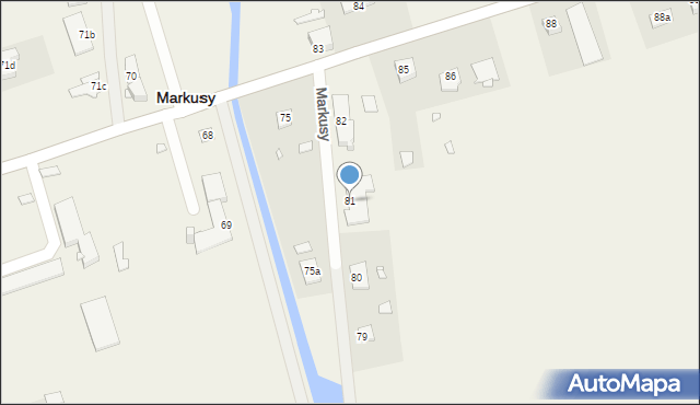 Markusy, Markusy, 81, mapa Markusy