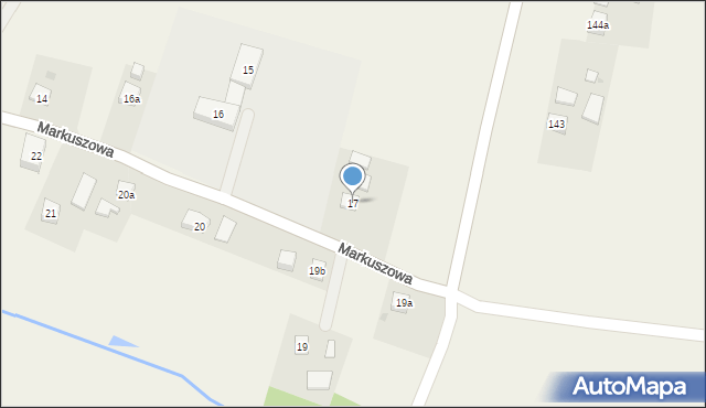 Markuszowa, Markuszowa, 17, mapa Markuszowa