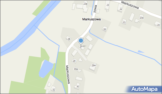 Markuszowa, Markuszowa, 27, mapa Markuszowa