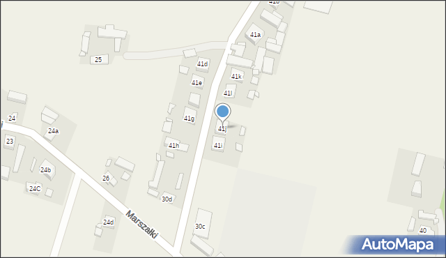 Marszałki, Marszałki, 41j, mapa Marszałki