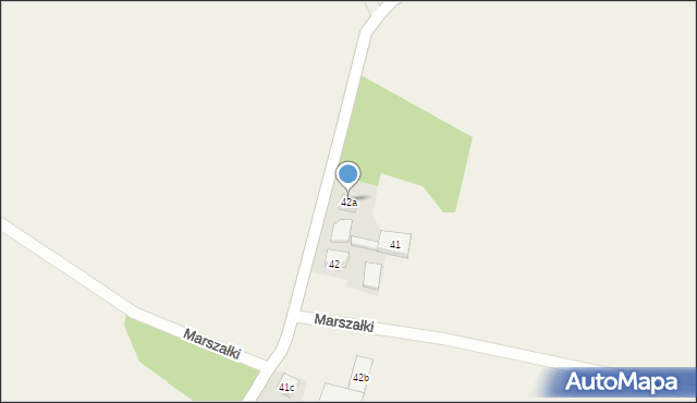 Marszałki, Marszałki, 42a, mapa Marszałki