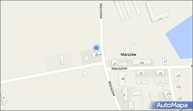 Marszew, Marszew, 10, mapa Marszew