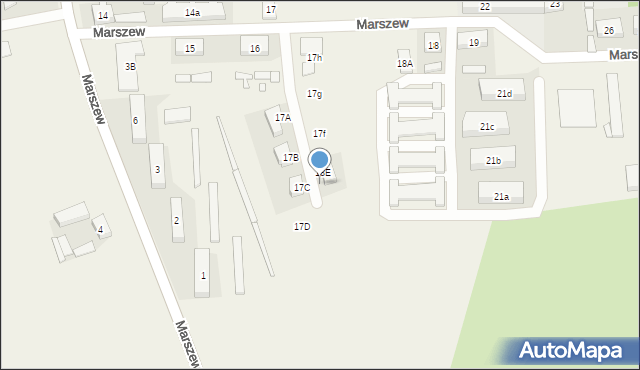 Marszew, Marszew, 17e, mapa Marszew