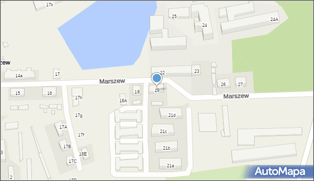 Marszew, Marszew, 19, mapa Marszew