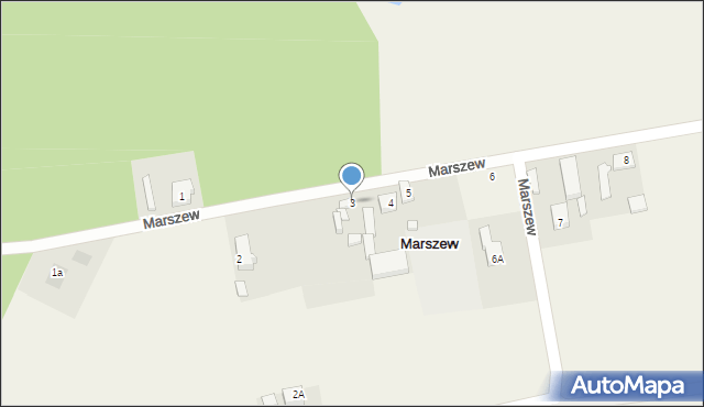 Marszew, Marszew, 3, mapa Marszew