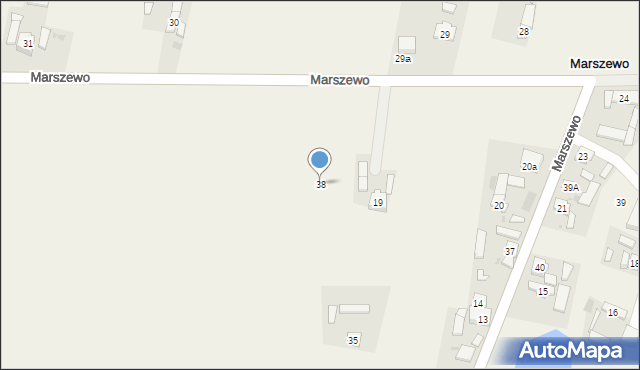 Marszewo, Marszewo, 38, mapa Marszewo