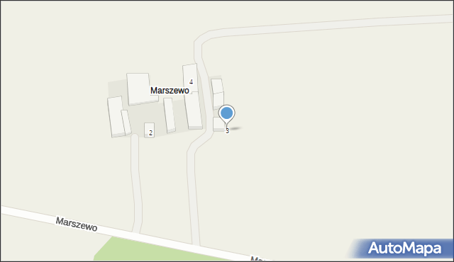 Marszewo, Marszewo, 3, mapa Marszewo