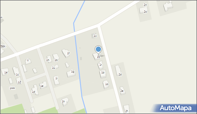 Marszewo, Marszewo, 1s, mapa Marszewo