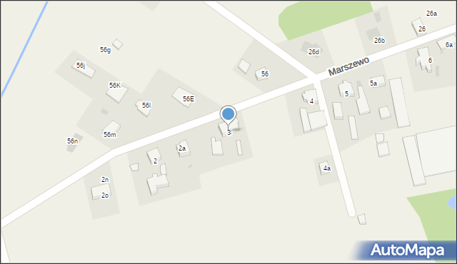 Marszewo, Marszewo, 3, mapa Marszewo