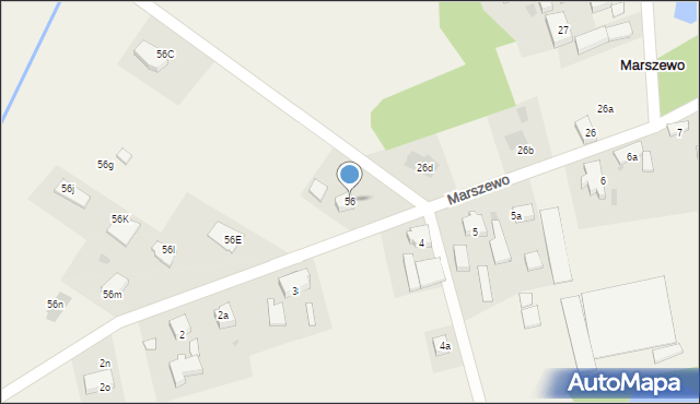 Marszewo, Marszewo, 56, mapa Marszewo