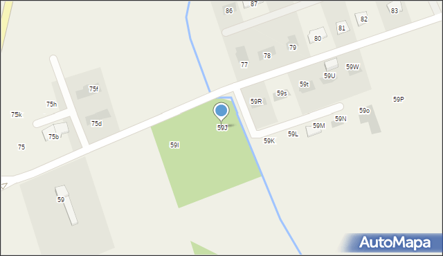 Marszewo, Marszewo, 59J, mapa Marszewo