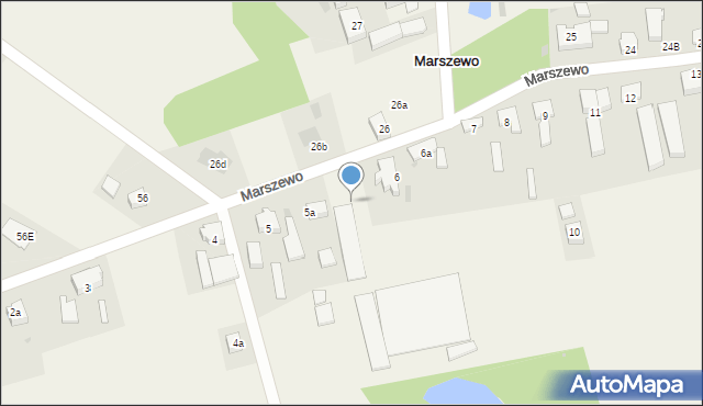 Marszewo, Marszewo, 5b, mapa Marszewo