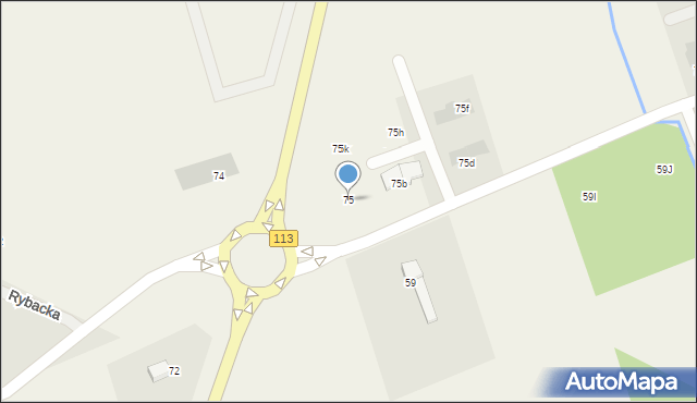 Marszewo, Marszewo, 75, mapa Marszewo