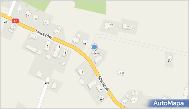 Marszów, Marszów, 10, mapa Marszów