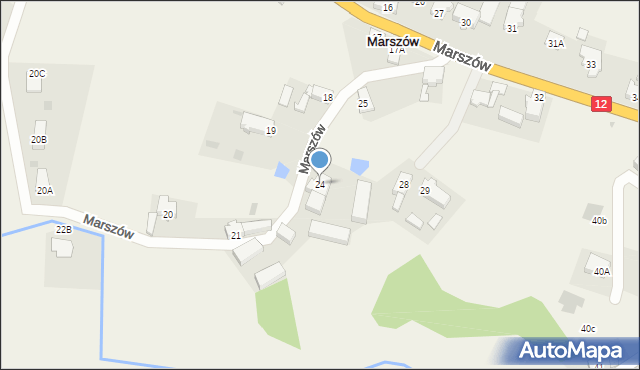 Marszów, Marszów, 24, mapa Marszów