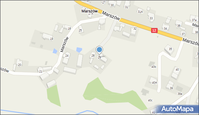 Marszów, Marszów, 29, mapa Marszów