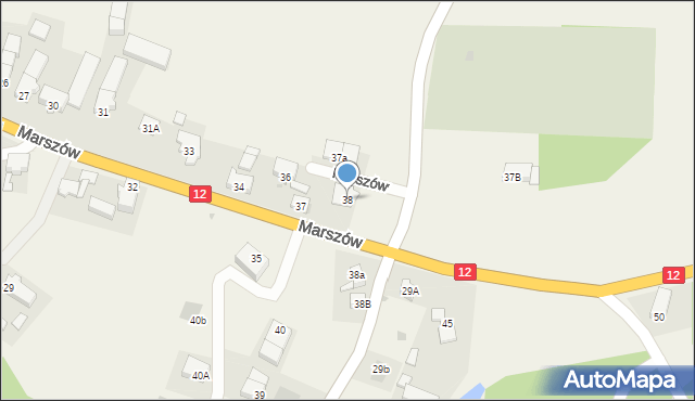 Marszów, Marszów, 38, mapa Marszów