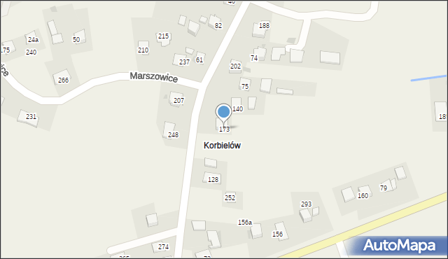 Marszowice, Marszowice, 173, mapa Marszowice
