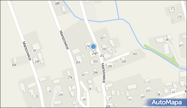 Marszowice, Marszowice, 179, mapa Marszowice