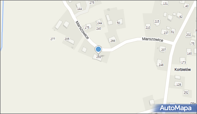Marszowice, Marszowice, 231, mapa Marszowice