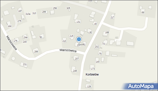 Marszowice, Marszowice, 237, mapa Marszowice