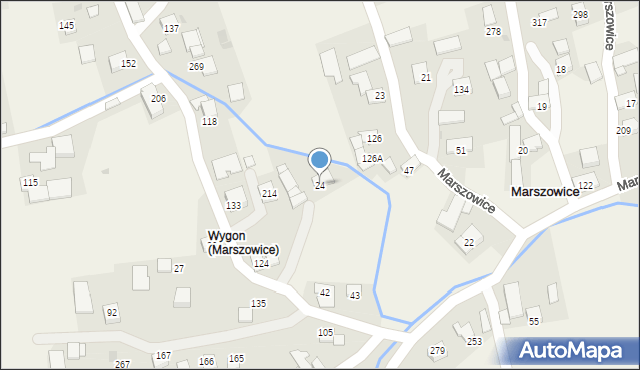 Marszowice, Marszowice, 24, mapa Marszowice