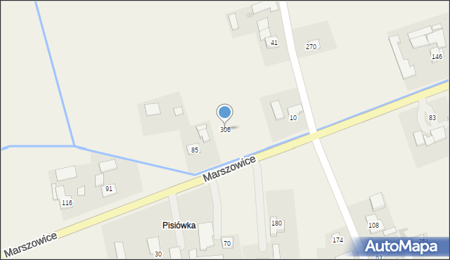 Marszowice, Marszowice, 306, mapa Marszowice