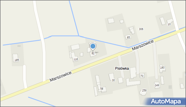 Marszowice, Marszowice, 91, mapa Marszowice