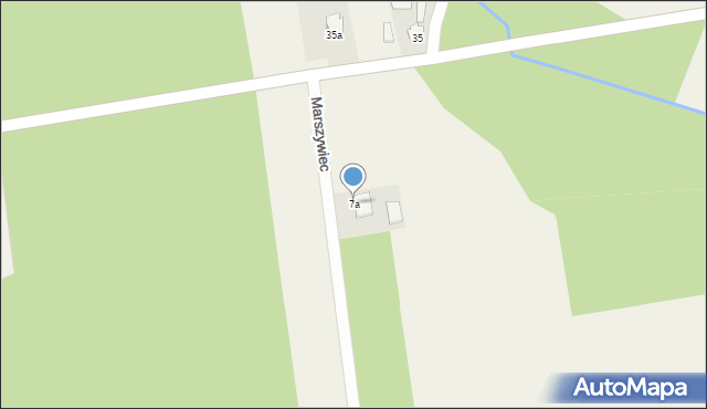 Marszywiec, Marszywiec, 7a, mapa Marszywiec