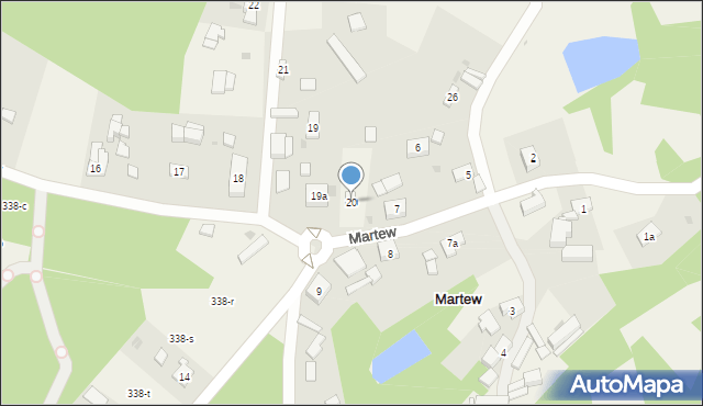 Martew, Martew, 20, mapa Martew