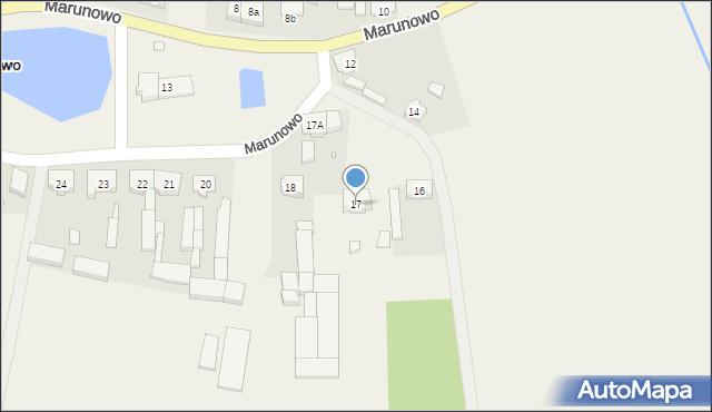 Marunowo, Marunowo, 17, mapa Marunowo