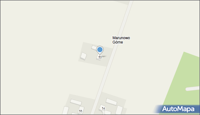 Marunowo, Marunowo, 53, mapa Marunowo