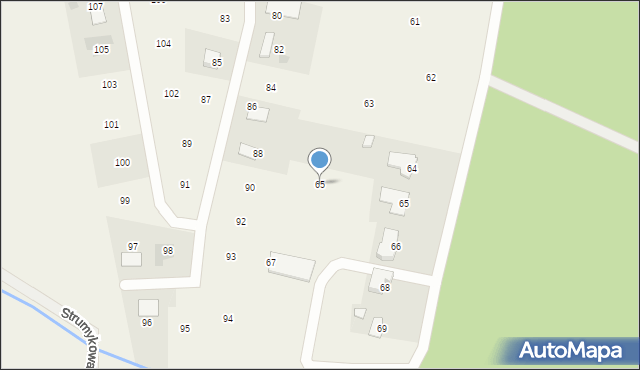 Marusza, Marusza, 65, mapa Marusza