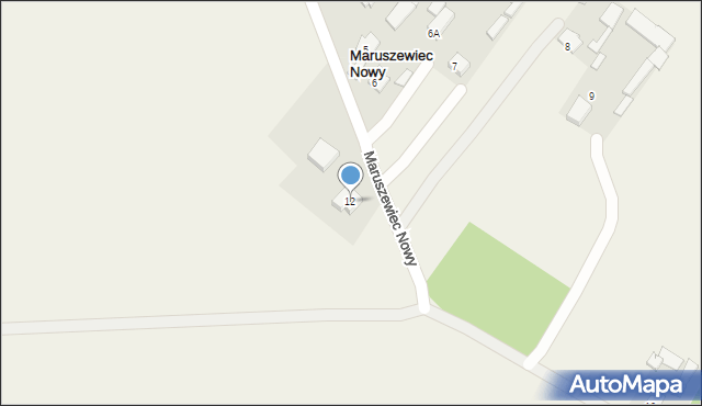 Maruszewiec Nowy, Maruszewiec Nowy, 12, mapa Maruszewiec Nowy
