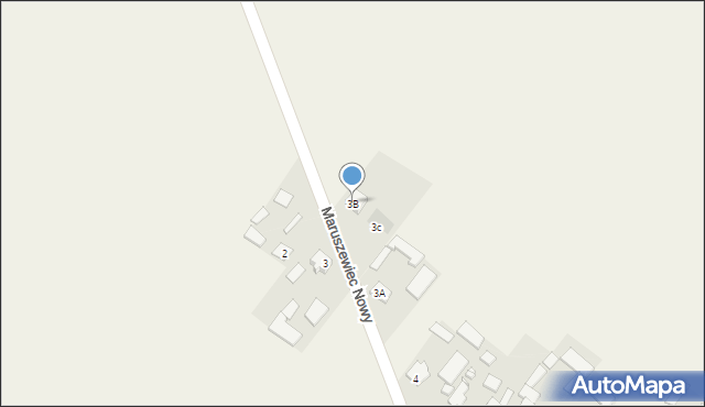 Maruszewiec Nowy, Maruszewiec Nowy, 3B, mapa Maruszewiec Nowy